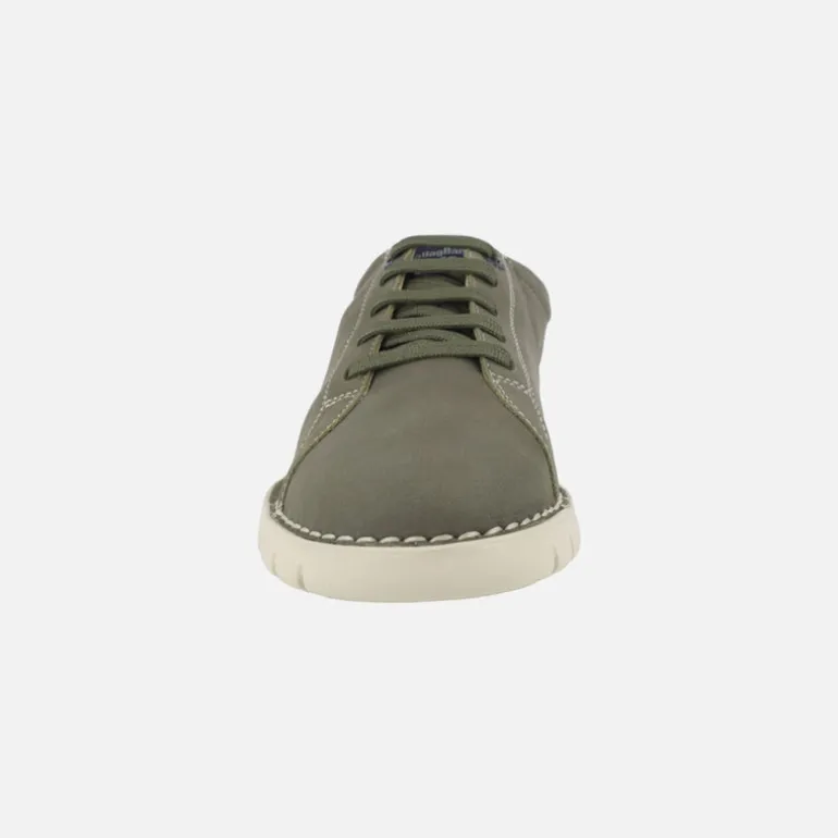 Zapatos de cordones para hombre en piel kaki Callaghan Flexible