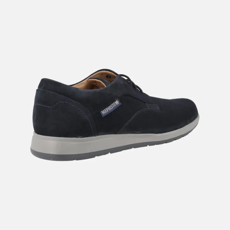 Zapatos de hombre con cordones en Azul