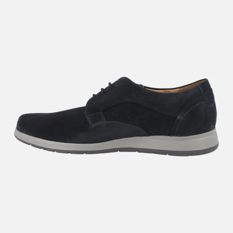 Zapatos de hombre con cordones en Azul
