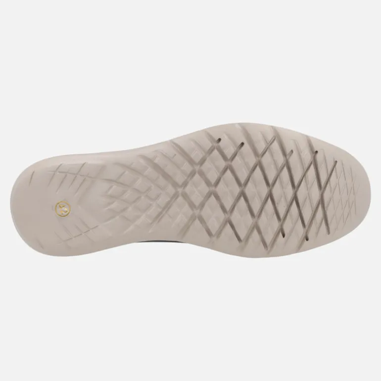 Zapatos de piel azul marino con cordones y membrana TEX