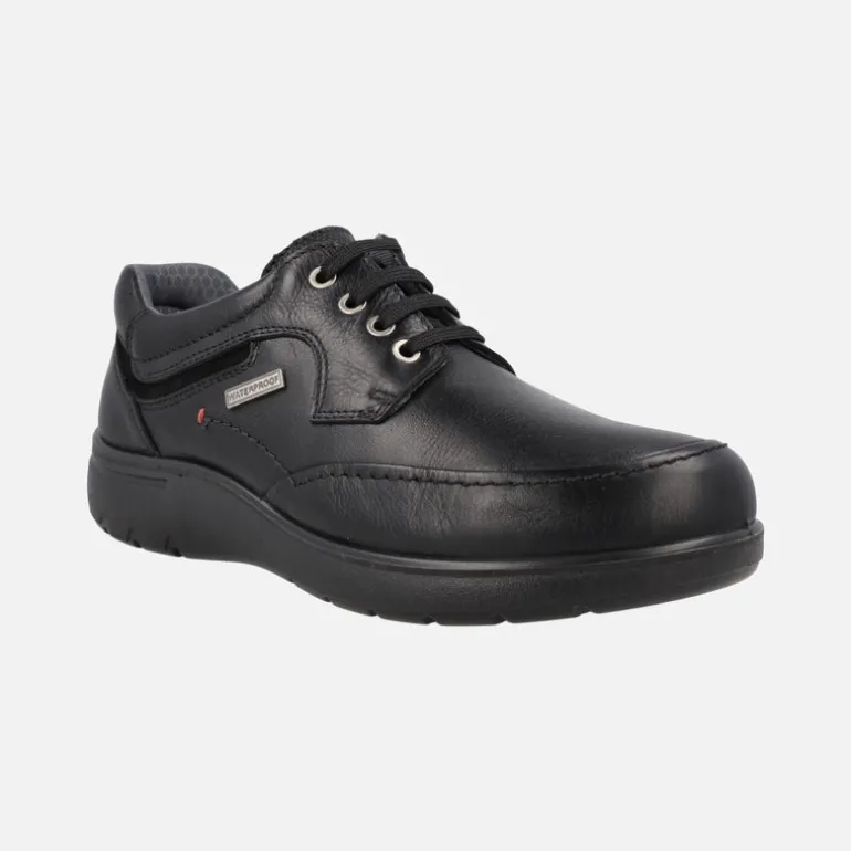 Zapatos de piel con cordones para hombre y membrana Waterproof