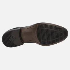 Zapatos de piel con cordones y elásticos para hombre