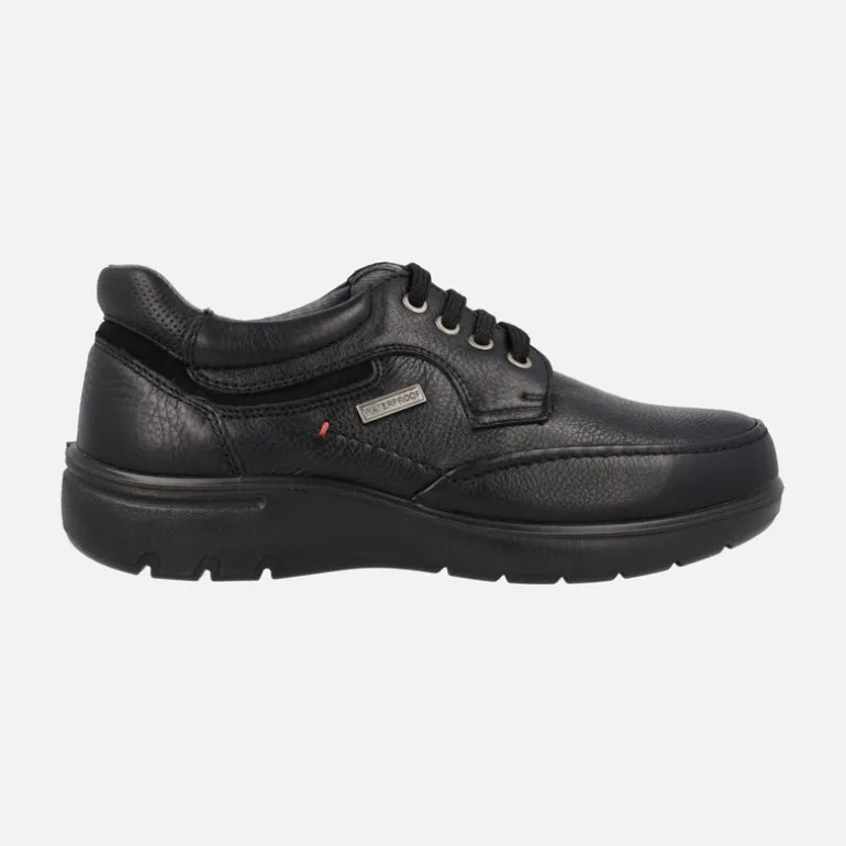 Zapatos de piel con cordones para hombre con tratamiento Waterproof