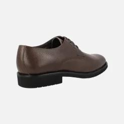 Zapatos de piel con cordones y membrana impermeable para hombre