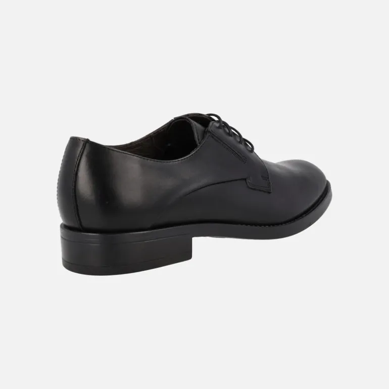 Zapatos de piel con cordones y elásticos para hombre