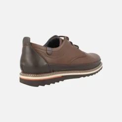 Zapatos de piel con cordones estilo casual para hombre