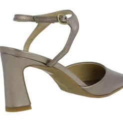 Zapatos de piel corte salón con pulsera al tobillo Lonel