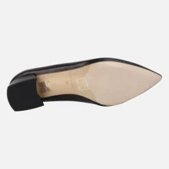 Zapatos de piel corte salón con tacones bajos Ingrid