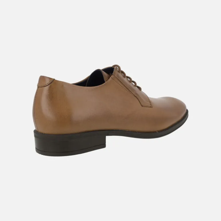 Zapatos de piel estilo blucher para hombre con elásticos laterales