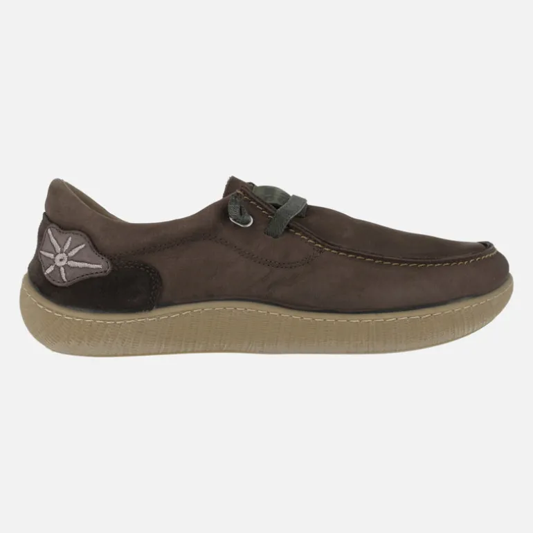 Zapatos de piel estilo wallabee con cordones elásticos Nanpo 015