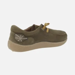 Zapatos de piel estilo wallabee con cordones elásticos Nanpo 015