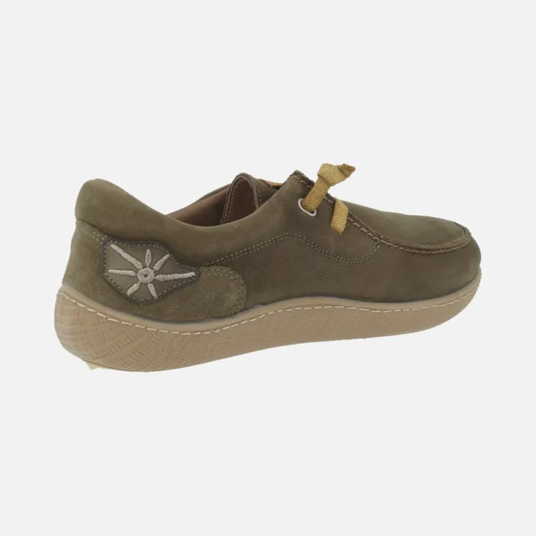 Zapatos de piel estilo wallabee con cordones elásticos Nanpo 015