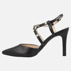 Zapatos de salón destalonados Rasiun con tiras cruzadas y tachas metálicas