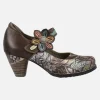 Zapatos de tacón estilo mercedes Rayao 03 Marrón