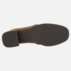 Zapatos de tacón Talitha en piel y ante con cordones de raso
