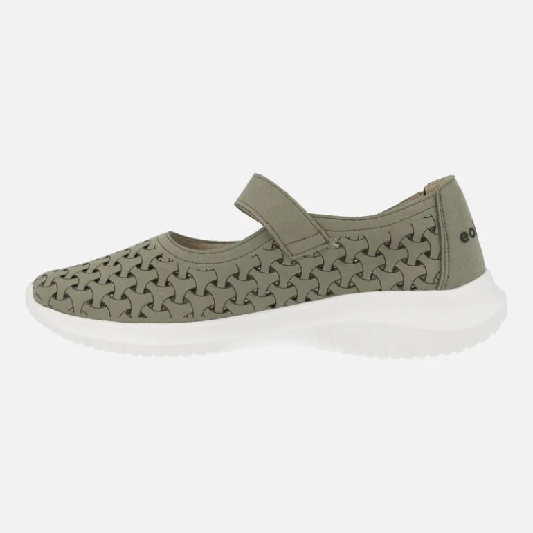 Zapatos deportivos con velcro estilo mercedes Ecoligeros Isa