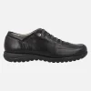 Zapatos deportivos de piel con cordones elásticos