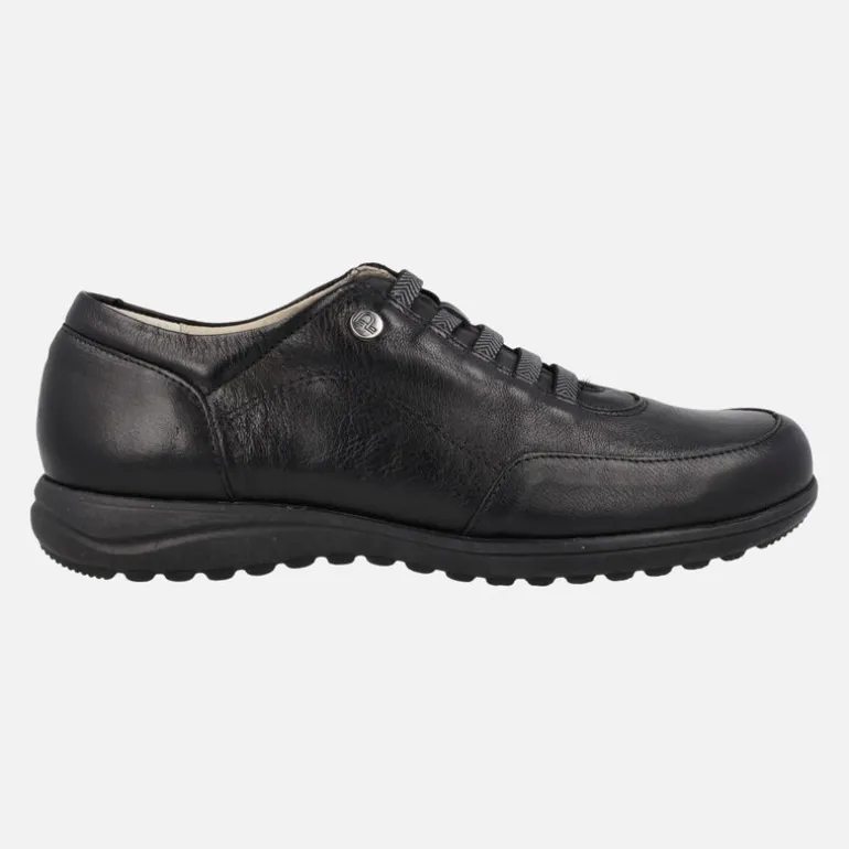 Zapatos deportivos de piel con cordones elásticos