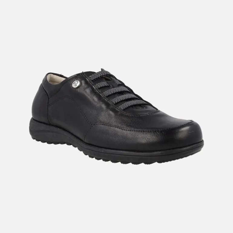 Zapatos deportivos de piel con cordones elásticos