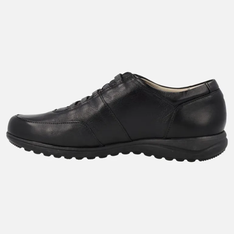 Zapatos deportivos de piel con cordones elásticos