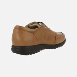Zapatos deportivos de piel con cordones elásticos