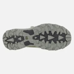 Zapatos deportivos en combinado de tejido y serraje con cierre de velcro