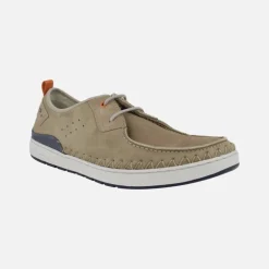 Zapatos deportivos Lester en piel nobuck con cordones