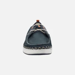 Zapatos deportivos Lester en piel nobuck con cordones