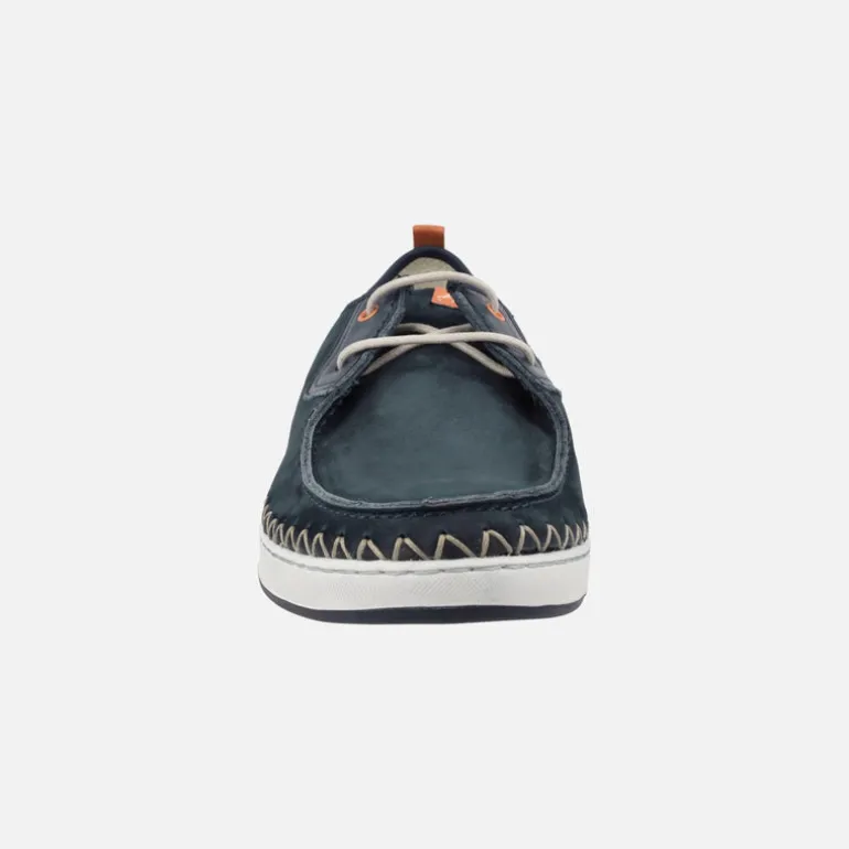 Zapatos deportivos Lester en piel nobuck con cordones