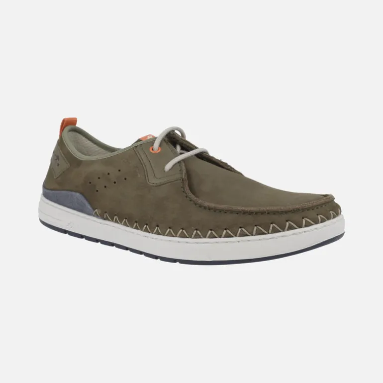 Zapatos deportivos Lester en piel nobuck con cordones