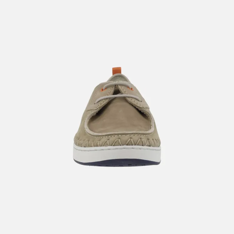 Zapatos deportivos Lester en piel nobuck con cordones