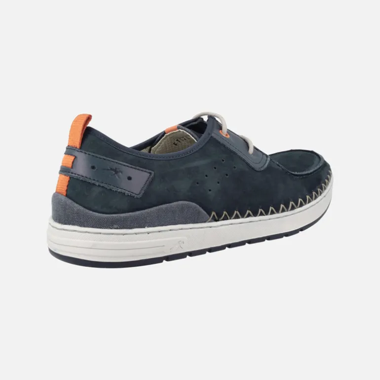 Zapatos deportivos Lester en piel nobuck con cordones