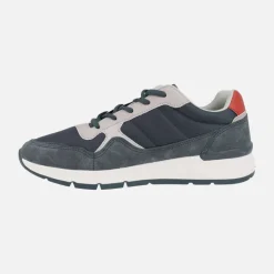 Zapatos deportivos para hombre en combinado azul