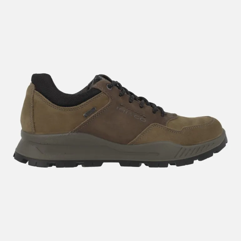 Zapatos deportivos para hombre en piel nobuck con membrana Gore-tex