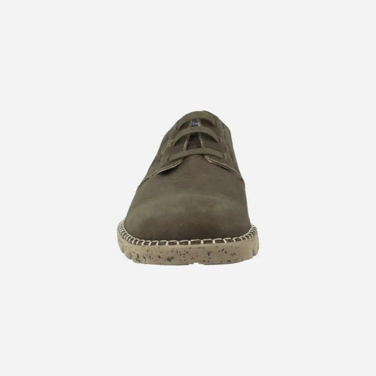 Zapatos Extralight con cordones elásticos Viz en nobuck engrasado