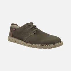 Zapatos Extralight con cordones elásticos Viz en nobuck engrasado