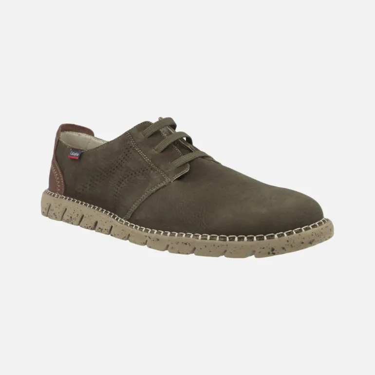 Zapatos Extralight con cordones elásticos Viz en nobuck engrasado
