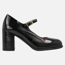 Zapatos Mary jane en charol negro Nayla