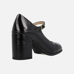 Zapatos Mary jane en charol negro Nayla