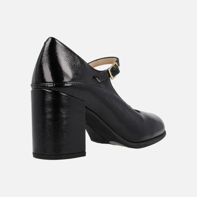 Zapatos Mary jane en charol negro Nayla