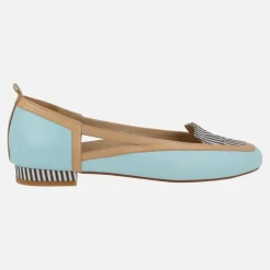 Zapatos multi material con aberturas Alba Blue