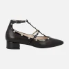 Zapatos negros de piel con pulseras y remaches Lodi Amines