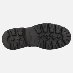 Zapatos negros de piel con cordones y pala vega Carmela