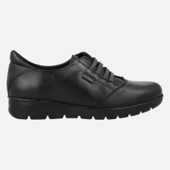 Zapatos negros de piel de estilo deportivo con elásticos