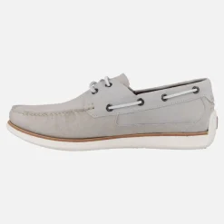 Zapatos náuticos para hombre Sailor en color topo