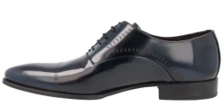 Zapatos oxford para hombre en piel antick con dibujos grabados