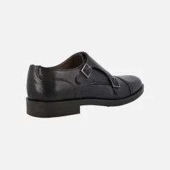 Zapatos para hombre con hebillas y piso fino de goma