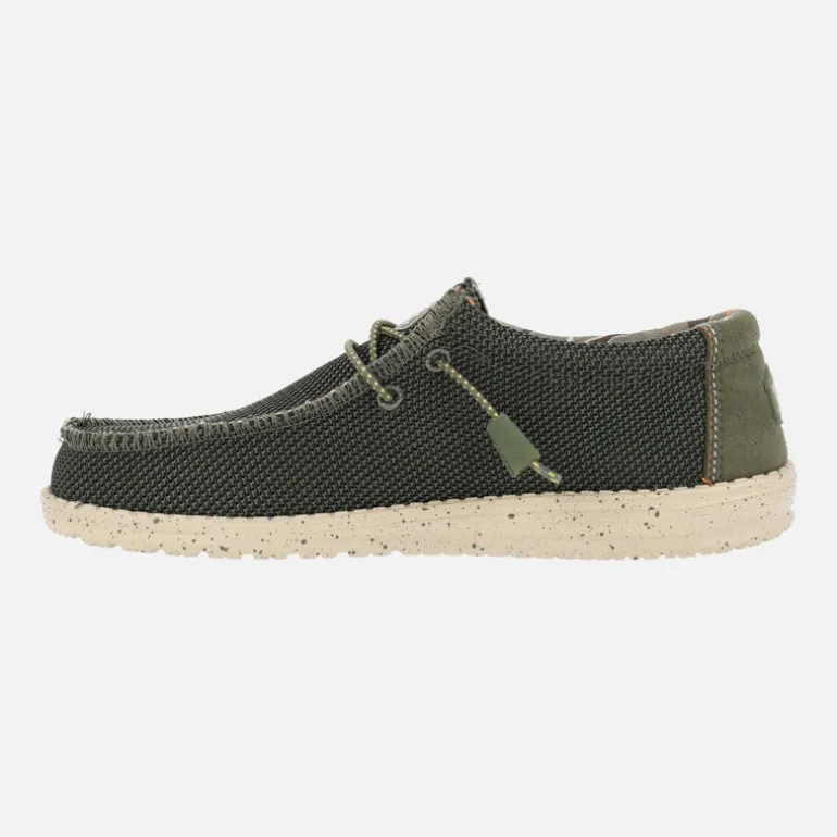 ZAPATOS PARA HOMBRE WALLY SOX EN TEJIDO CON CORDONES ELASTICOS