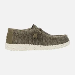 ZAPATOS PARA HOMBRE WALLY SOX EN TEJIDO CON CORDONES ELASTICOS