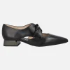 Zapatos planos de cordones Dalí en piel negra
